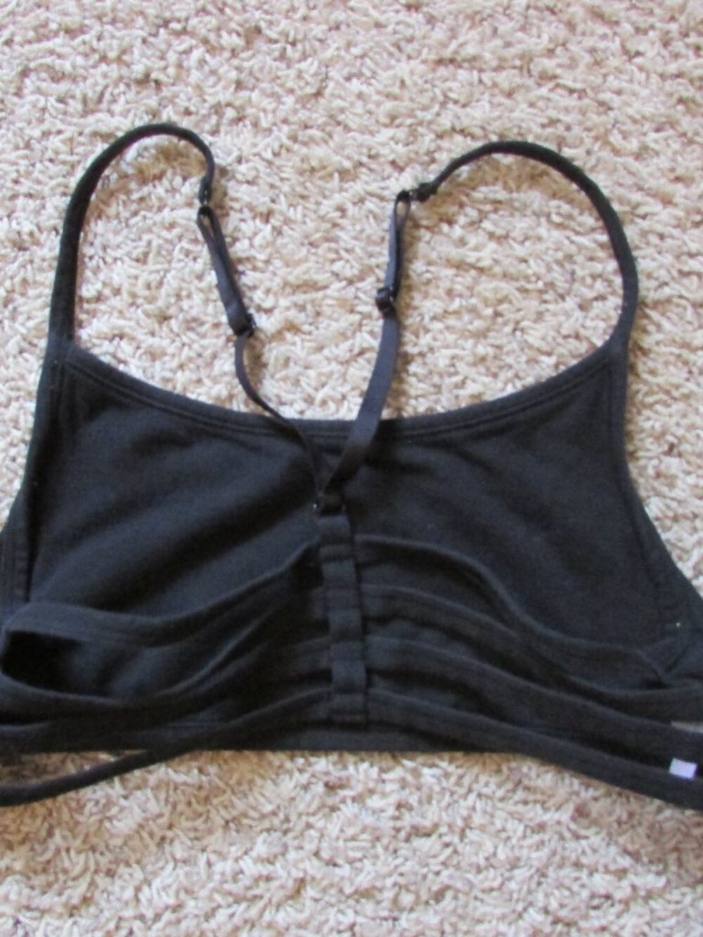 NWOT Pink Victoria's Secret Large Strappy Bralette Bra No Pad Racer Back Strap